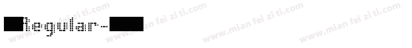 云深 Regular字体转换